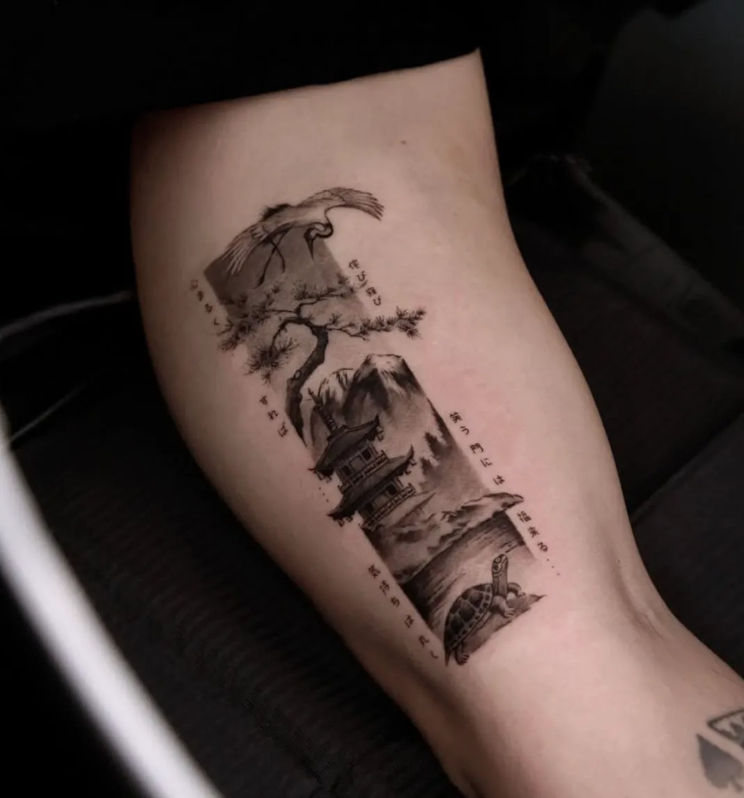 Tatuaje de estilo microrealismo