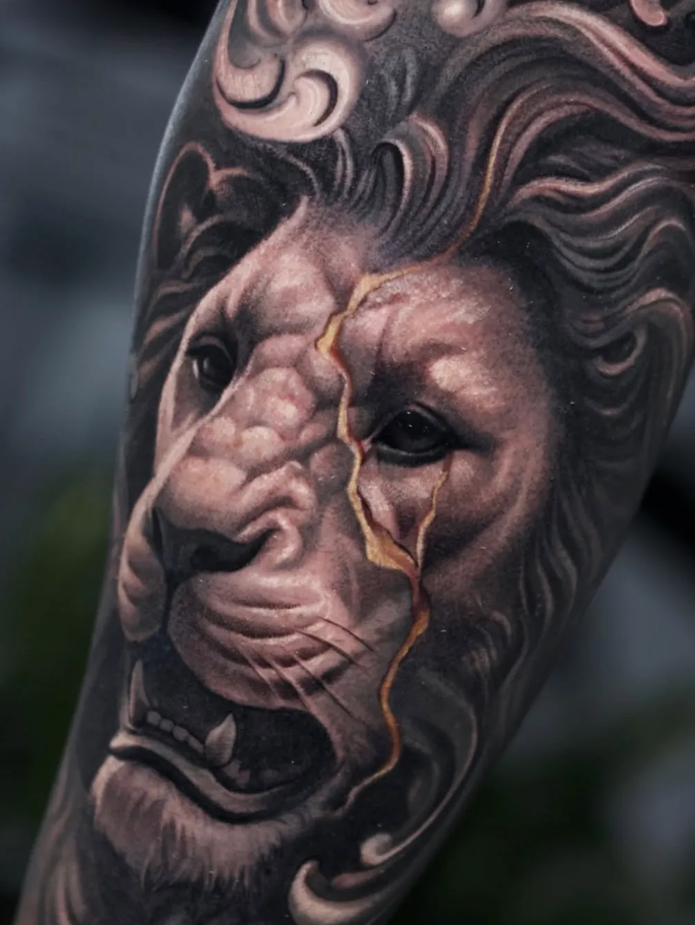 Tatuaje de estilo realismo